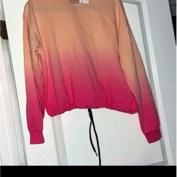 Victoria Secret Pink Ombré Crop Crew - Picture 4 of 6